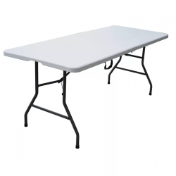 6 Foot White Folding Table