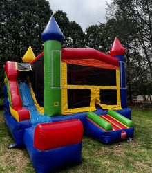 Castle Bounce House Combo w/slide (DRY)